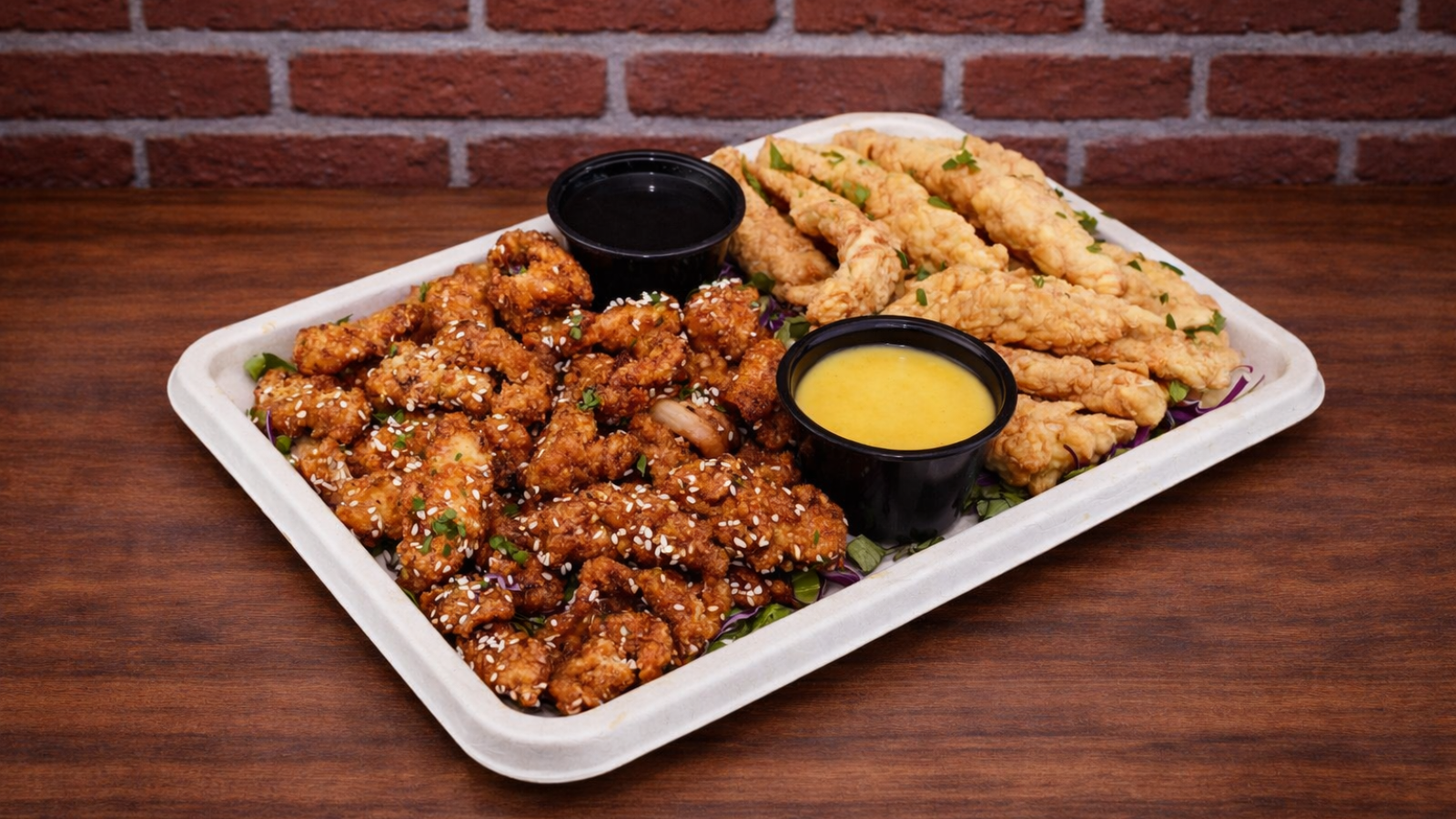 SESAME CHICKEN STRIPS & CHICKEN FINGERS