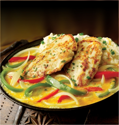 SIZZLING CHICKEN & CHEESE