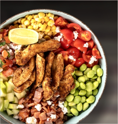 Cajun Blackened Chicken Bowl