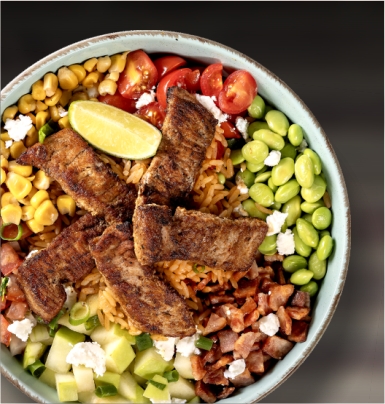 Cajun Blackened Veal Bowl