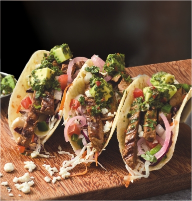 GRILLED STEAK TACOS