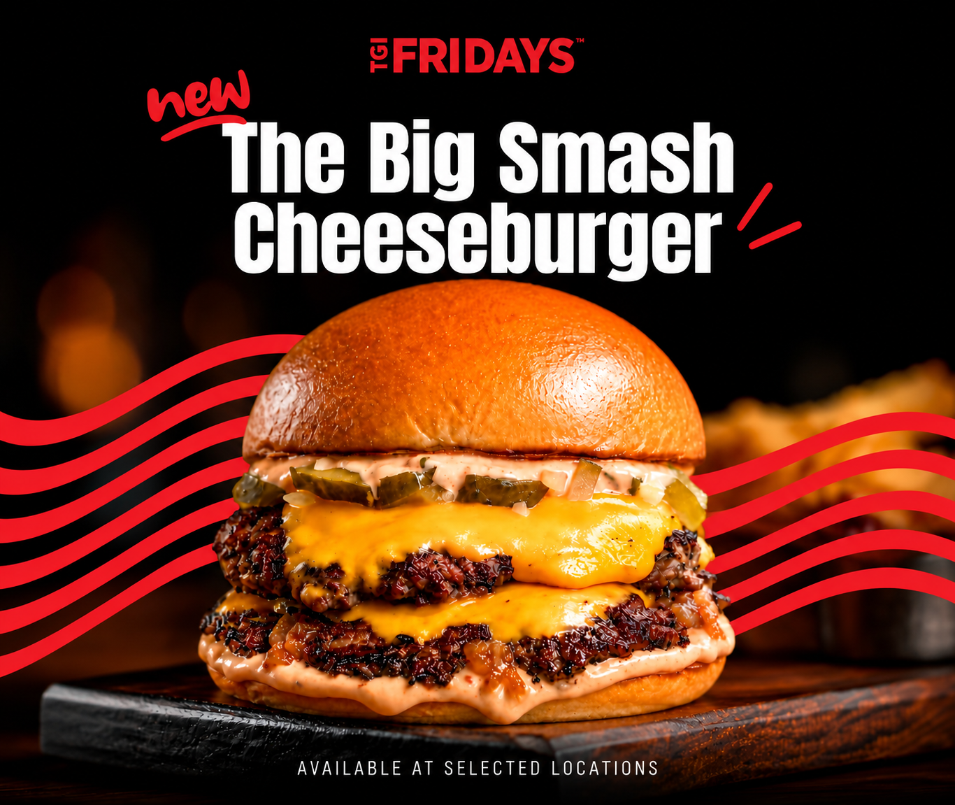 The Big Smash Cheeseburger